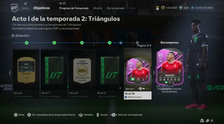 Imagen de EA Sports FC 24: ¿Qué Dúos Dinámicos elijo en el nivel 10? ¿Awoniyi, Van der Heyden o Zirkzee?
