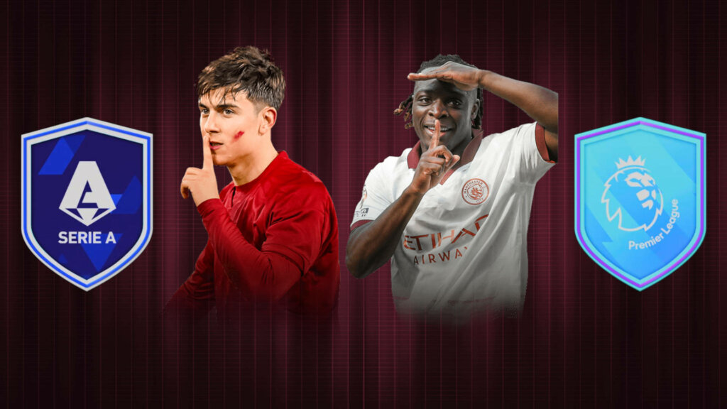 portada nominados a los potm de la premier league y serie a noviembre ea sports fc 24