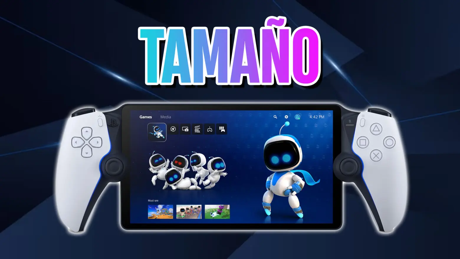 ps portal tamaño