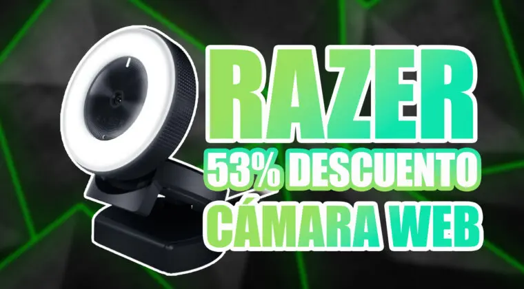 Imagen de ¡Precio inferior al 50%! Cámara Web Razer Kiyo con anillo de luz