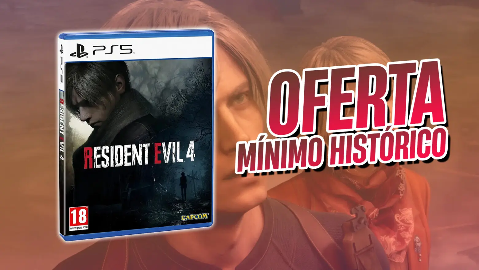 resident evil 4 remake oferta minimo historico