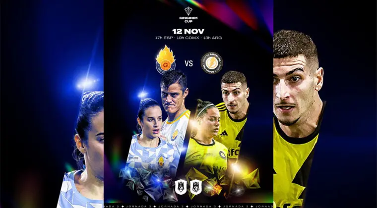 Imagen de Kingdom Cup Jornada 3: Saiyans FC vs Rayo de Barcelona goles, resultado y resumen