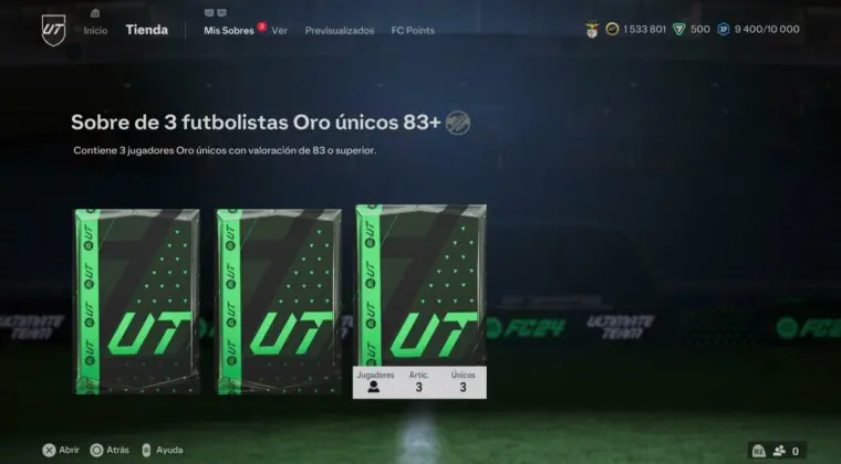 Imagen de EA Sports FC 24: regalan un sobre de tres +83 por tiempo limitado en Ultimate Team