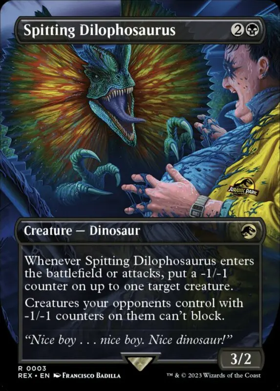 spitting dilophosaurus rex 672