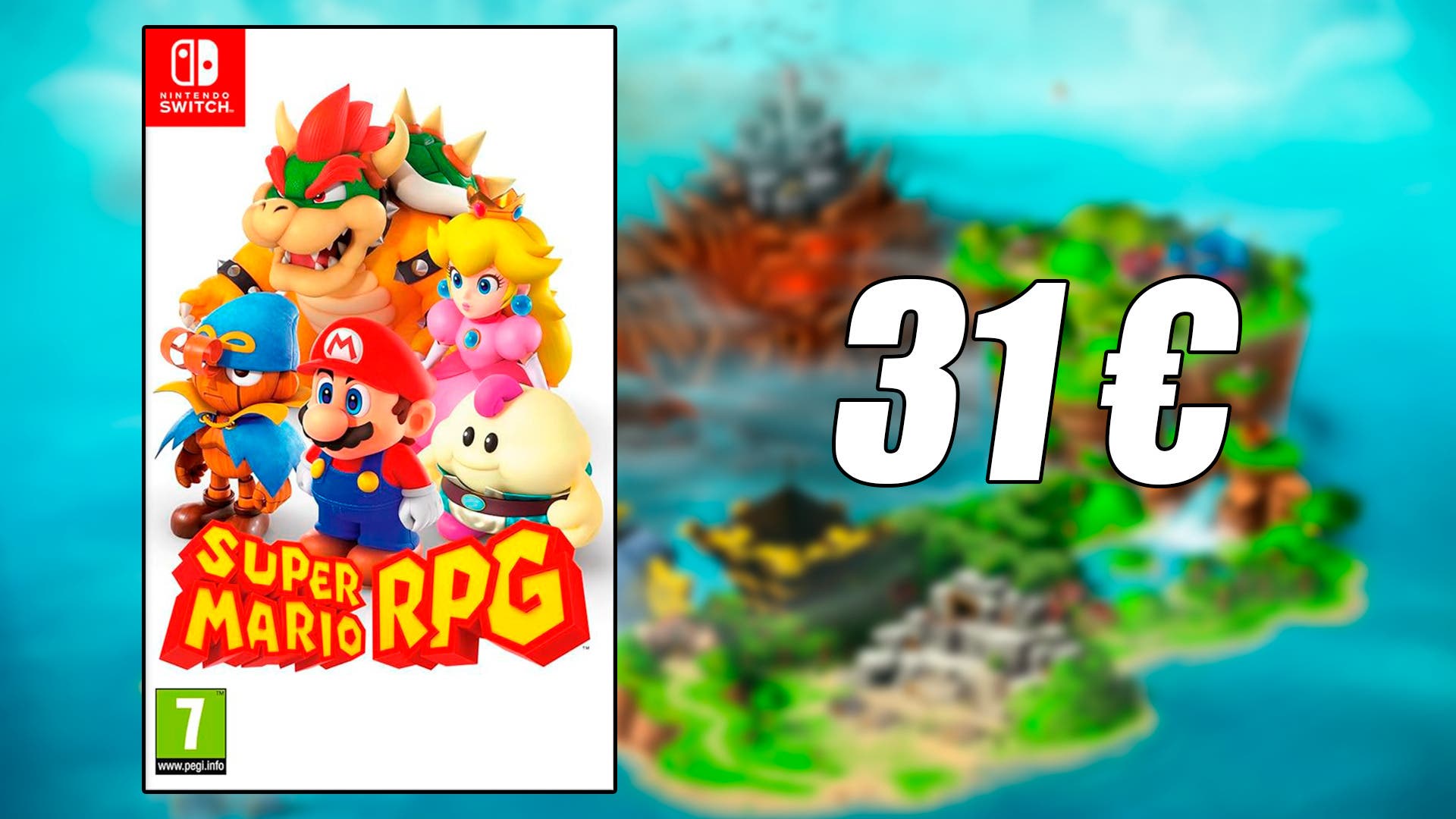 Si aún no tienes Super Mario RPG puedes comprarlo ahora por únicamente 31 €