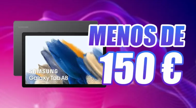 Imagen de Consigue por menos de 150 euros esta Samsung Galaxy Tab A8