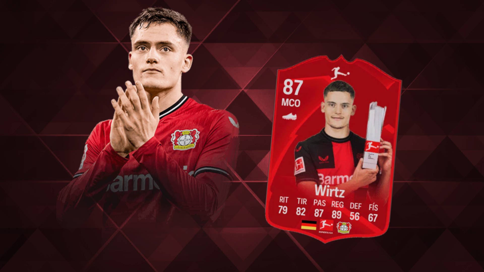 EA Sports FC 24 - Florian Wirtz is Bundesliga Player Of The Month (POTM)  for October •