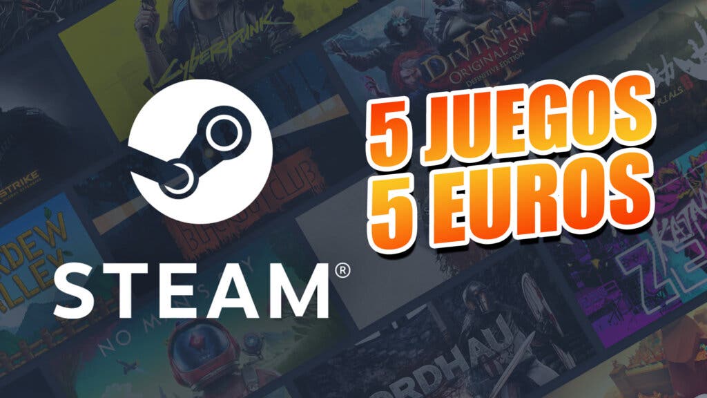 5 juegos 5 euros steam oferta