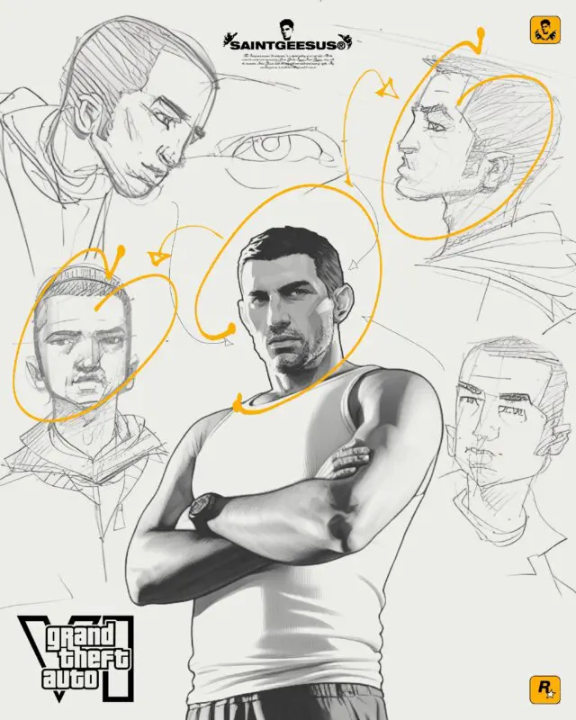 Jason también tiene cierto parecido con Claude Speed de GTA 3