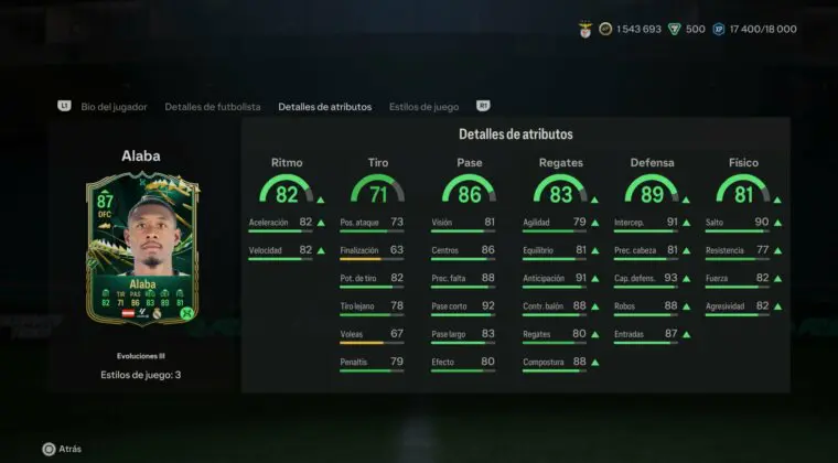 Imagen de EA Sports FC 24: llega una Evolución de máximo 87 de media ("Mejora de defensa única")