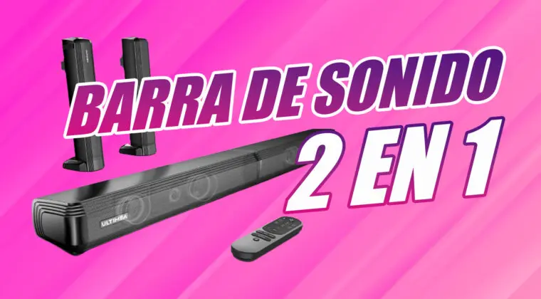 Imagen de Barra de sonido 2 en 1 con 40 euros de descuento