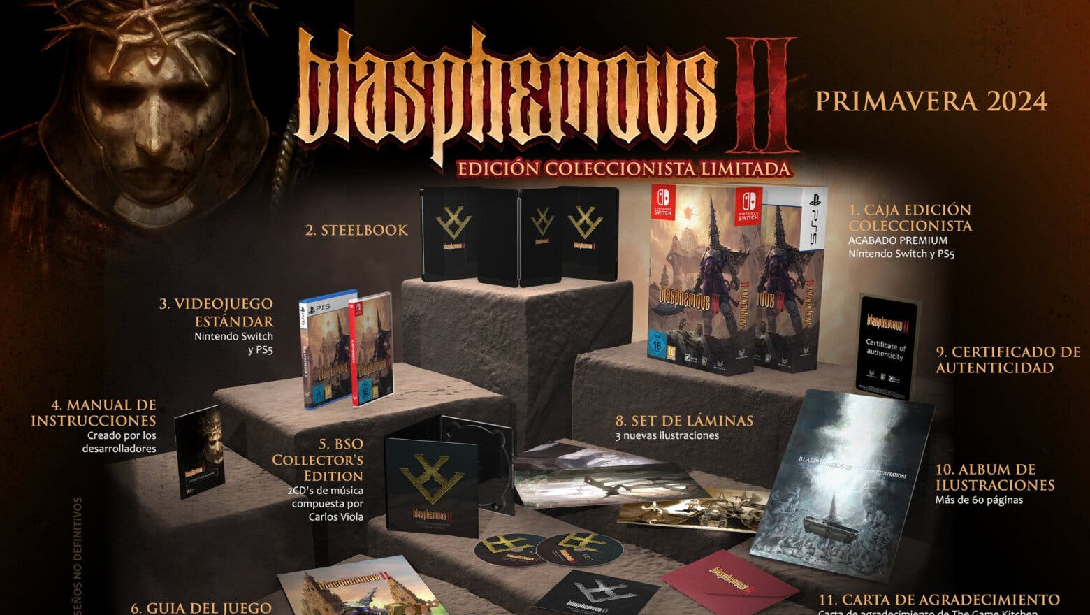 blasphemous 2 coleccionista