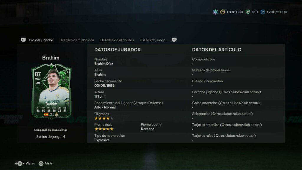 brahim diaz portada ea sports fc 24