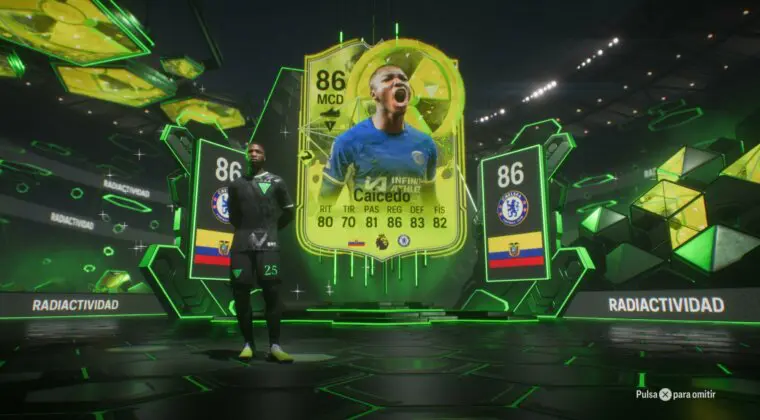 Imagen de EA Sports FC 24: ¿Merece la pena Moisés Caicedo Radiactividad? (Jugador SBC)