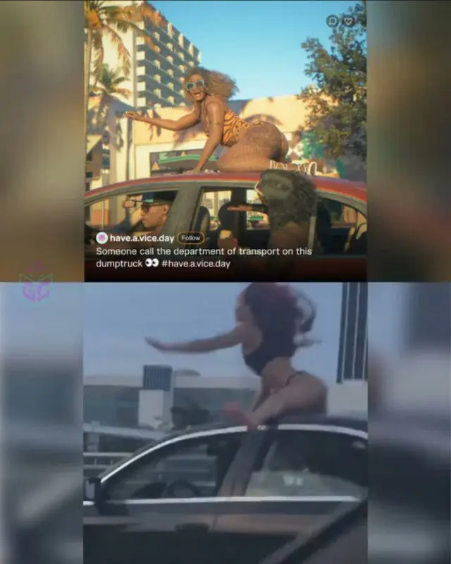 Pocas veces verás a una persona haciendo twerking encima de un coche