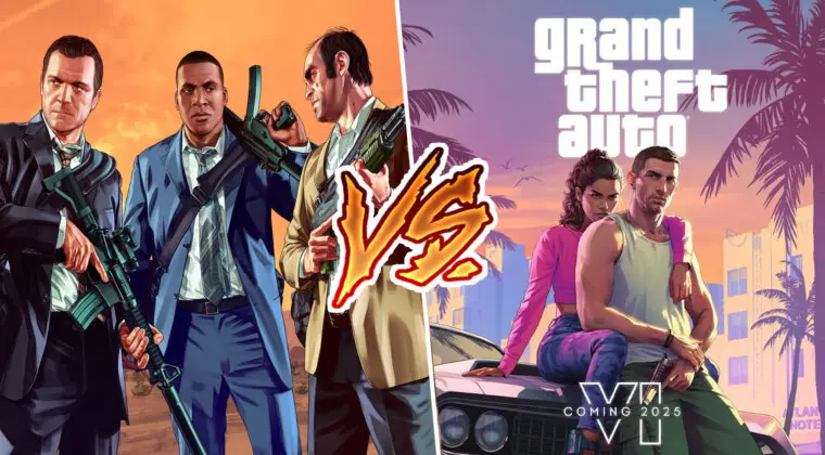 Imagen de Comparativa gráfica entre GTA VI y GTA V: el salto visual es una absoluta locura