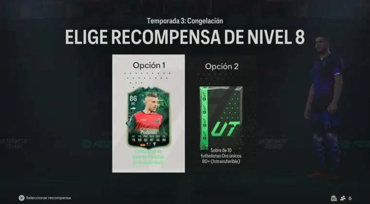 Imagen de EA Sports FC 24: ¿Podolski Winter Wildcards o el sobre de 10 +80? ¿Qué recompensa elijo?