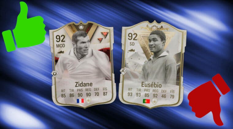 Imagen de EA Sports FC 24: ¿Es interesante hacer a Eusébio o Zidane SBC? ¿Cuál sería mejor opción?