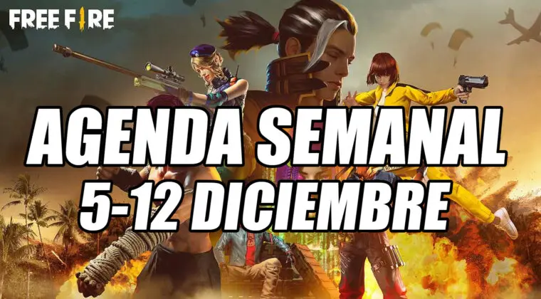 Imagen de Nueva agenda semanal de Free Fire (5-12 diciembre) y todas las novedades que llegan al juego