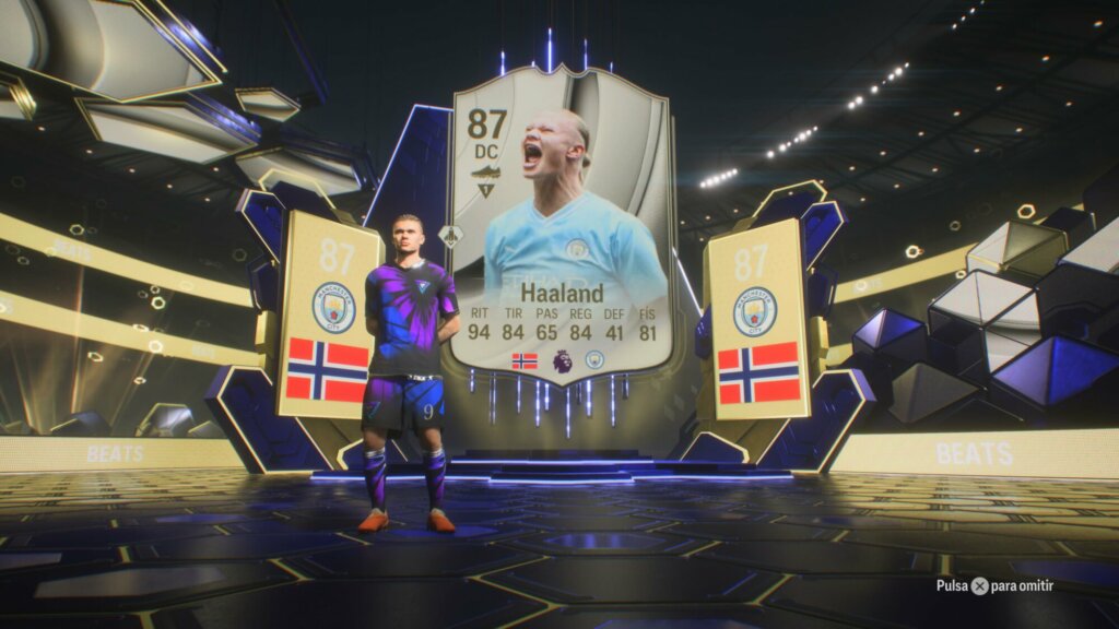 haaland beats portada en ea sports fc 24