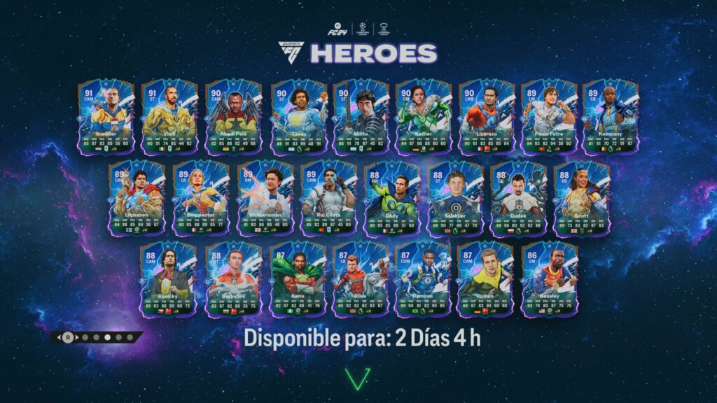 heroes de la uefa ya disponibles ea sports fc 24