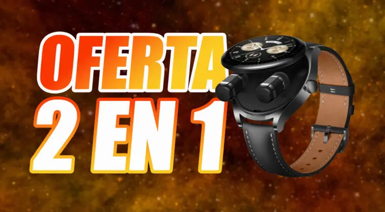 Imagen de En oferta este 2 en 1 de HUAWEI: smartwatch + auriculares con descuento