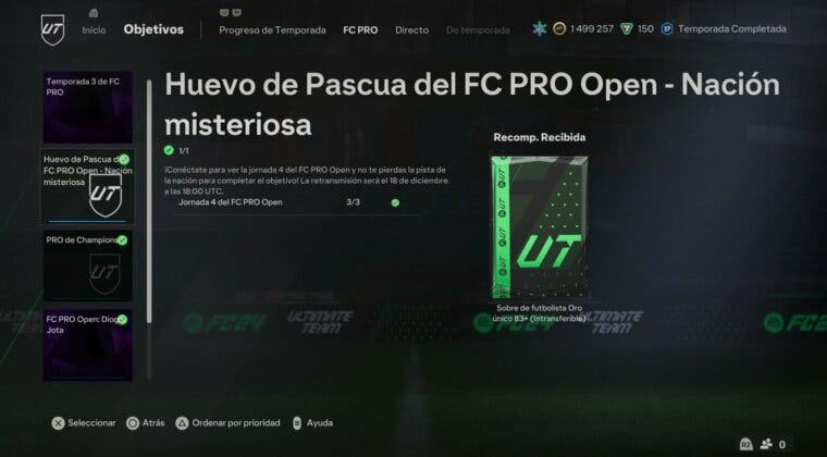 Imagen de EA Sports FC 24: nación con la que superar el objetivo de Huevo de Pascua del FC PRO Open