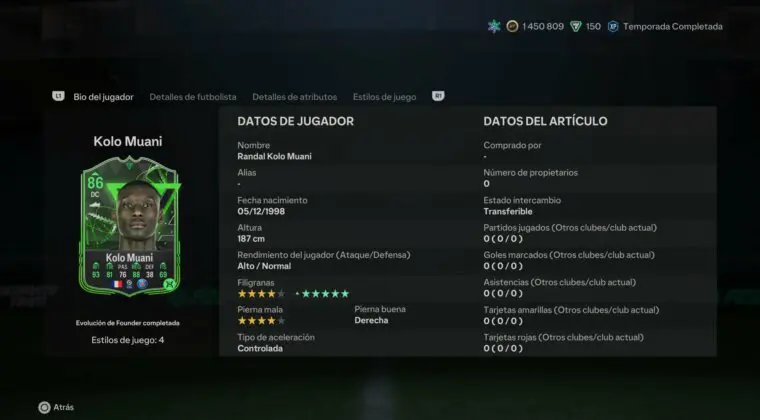 Imagen de EA Sports FC 24: dos nuevas Evoluciones gratuitas (y una mejora las estrellas de skills)