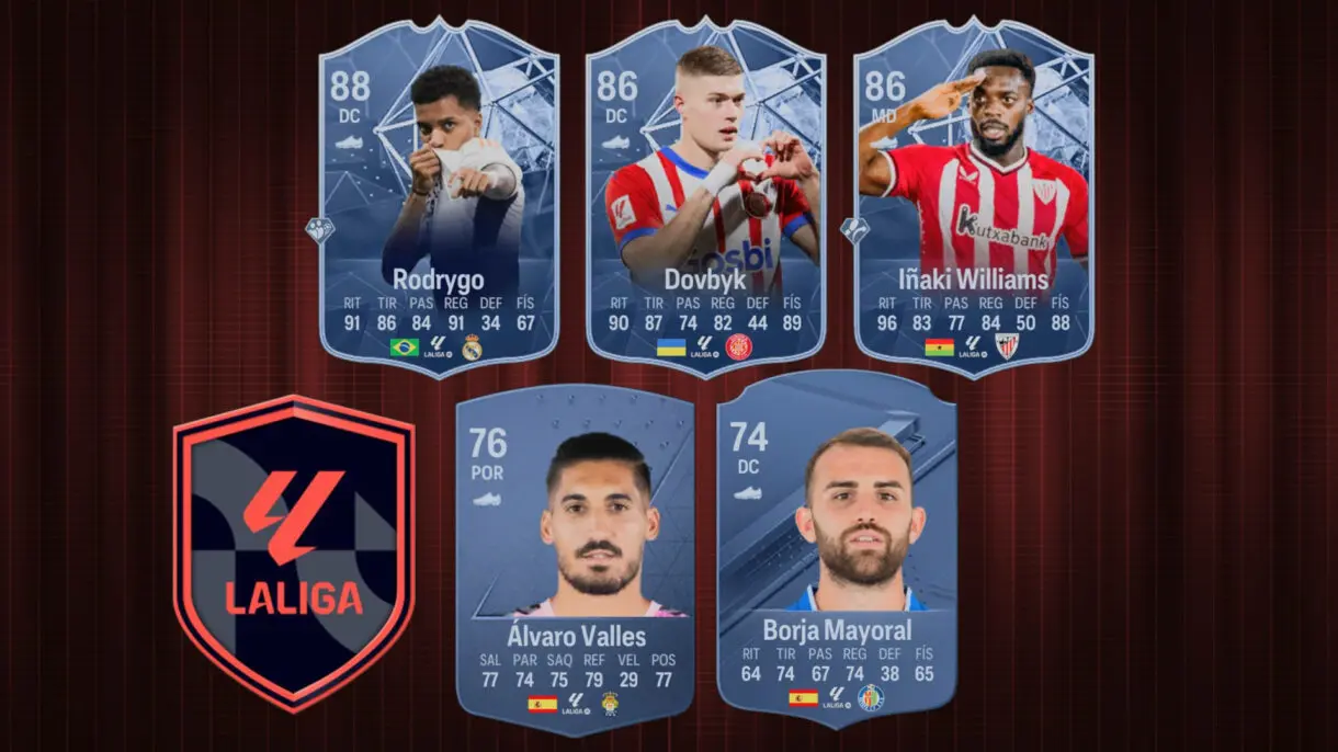Mejores versiones especiales de Rodrygo, Dovbyk e Iñaki Williams, bases de Valles y Mayoral en EA Sports FC 24 Ultimate Team