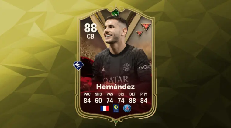 Imagen de EA Sports FC 24: ¿Merece la pena Lucas Hernández Ultimate Dynasties? (Jugador SBC)