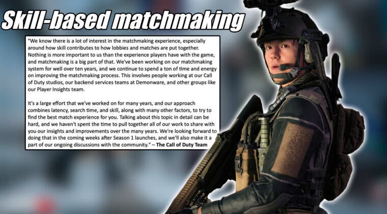 Imagen de Modern Warfare 3: Activison habla por primera vez sobre el Skill-based matchmaking en el juego