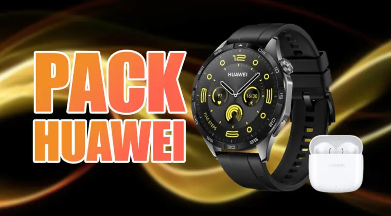 Imagen de Pack Huawei Watch GT 4 + auriculares FreeBuds SE 2 con descuento