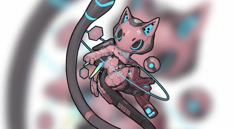 Imagen de ¿Y si hicieran un juego de Pokémon con mechas? Este sería el de Mew y el resultado es fascinante