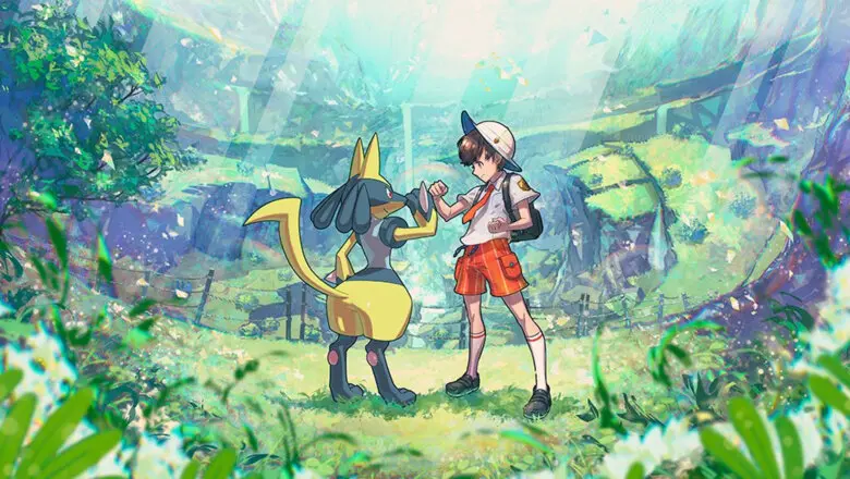pokémon escarlata y púrpura lucario shiny regalo