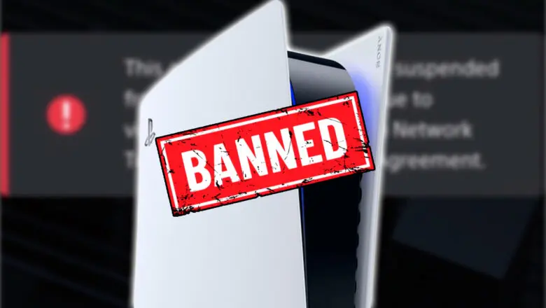 PS5 BAN