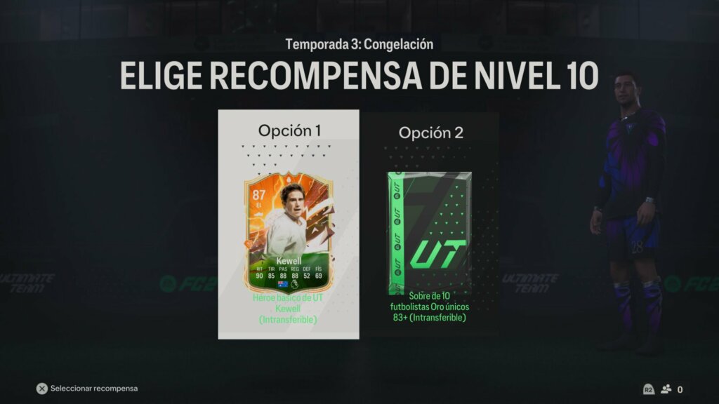 recompensas nivel 10 temporada congelacion en ea sports fc 24