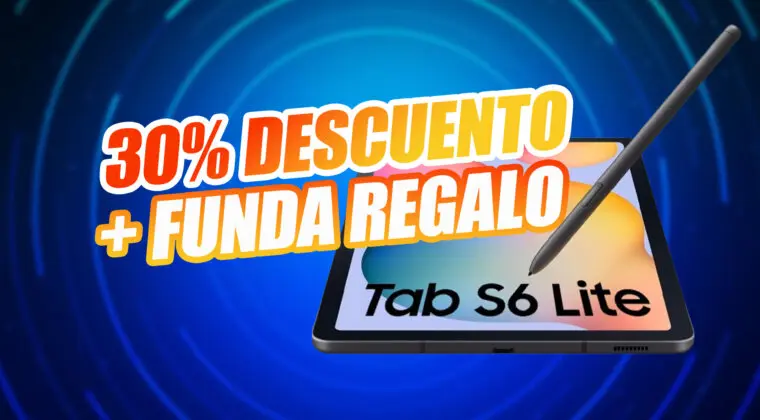 Imagen de Con funda de regalo y descuento: Samsung Galaxy Tab S6 Lite