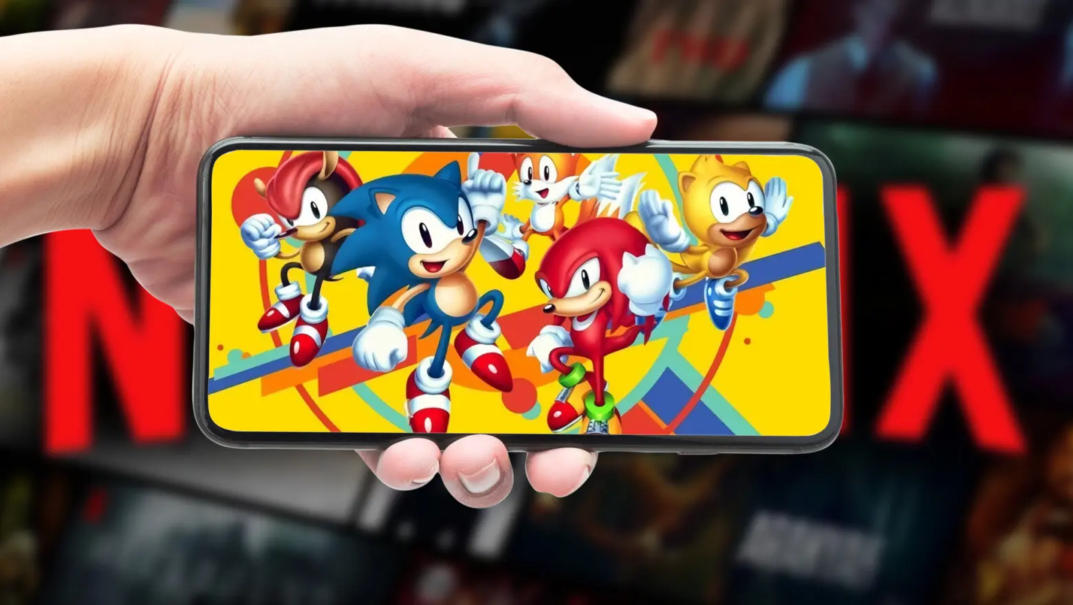 sonic mania plus netflix moviles