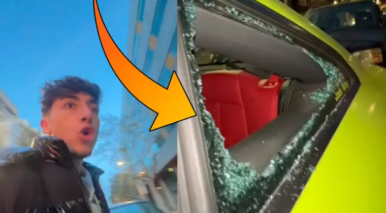 Imagen de Destrozan y roban varias cosas del coche de atack3000yt en pleno Barcelona
