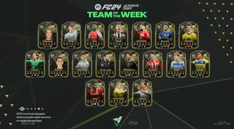 Imagen de EA Sports FC 24: Kroos recibe una gran subida de ritmo en un flojo TOTW 12 con Rodman