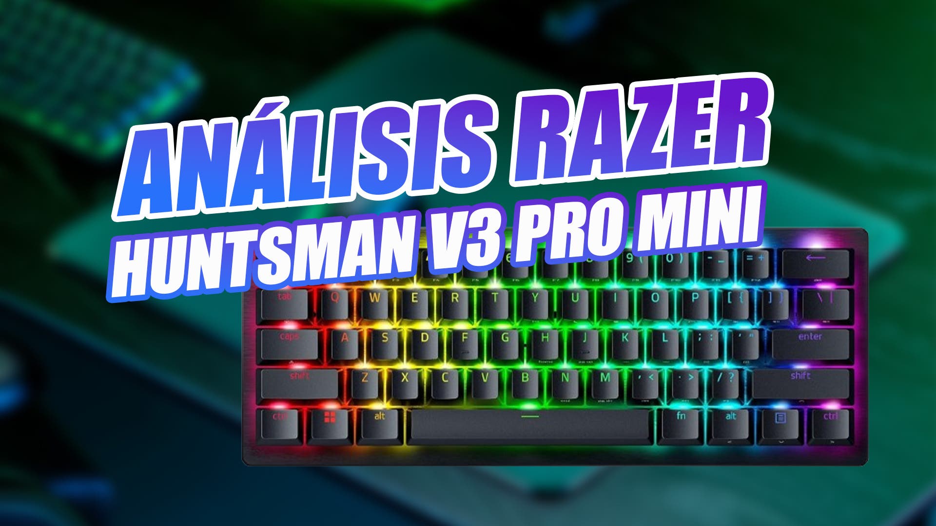 Un teclado gamer y minimalista: así es el Razer Huntsman Mini