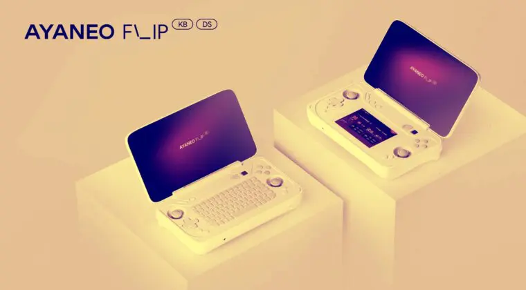 Imagen de AYANEO revoluciona con el lanzamiento de FLIP KB y FLIP DS: ¡Nuevos dispositivos de juegos de doble pantalla!