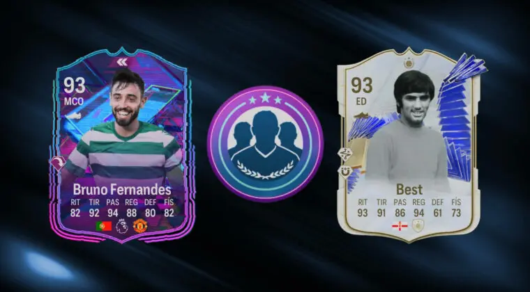 Imagen de Bruno Fernandes Flashback y Best Icono del TOTY son los nuevos jugadores SBC de EA Sports FC 24