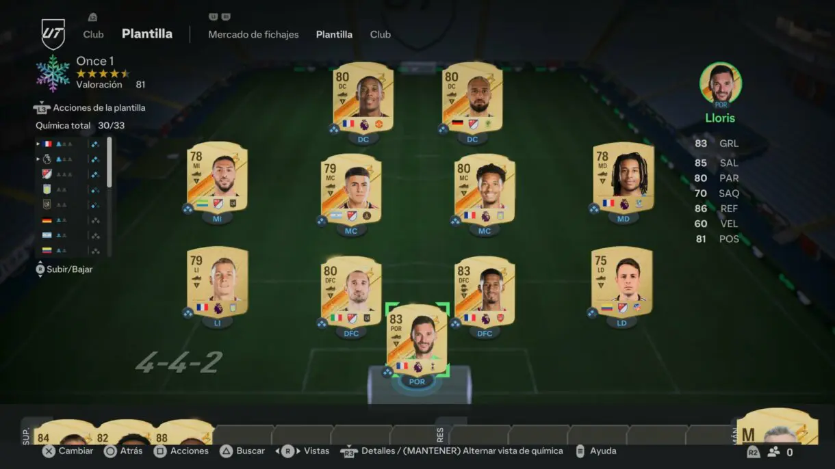 Plantilla EA Sports FC 24 Ultimate Team con seis titulares franceses de la Premier League y cinco de la MLS.