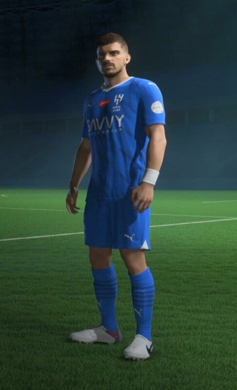 Rúben Neves de cuerpo completo en el apartado de editar jugador de EA Sports FC 24