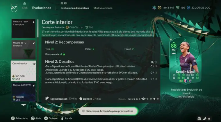Imagen de EA Sports FC 24: un día más, llega una Evolución que mejora las estrellas ("Corte interior")