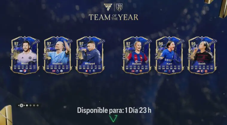 Imagen de EA Sports FC 24 TOTY: así son las seis cartas de los atacantes
