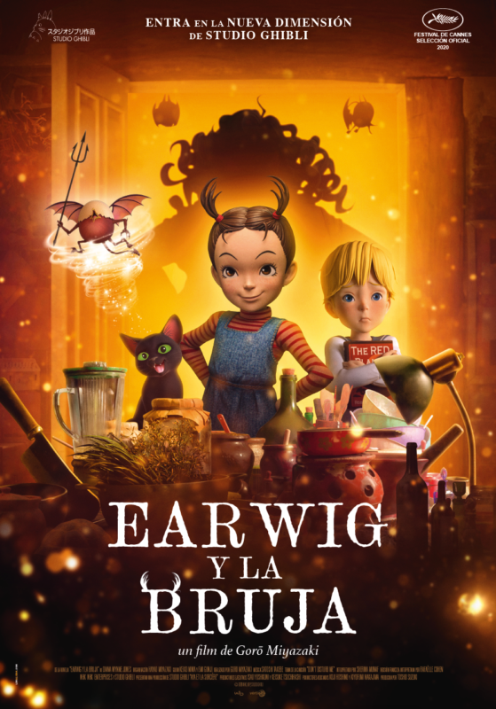 Earwig y la Bruja Studio Ghibli poster