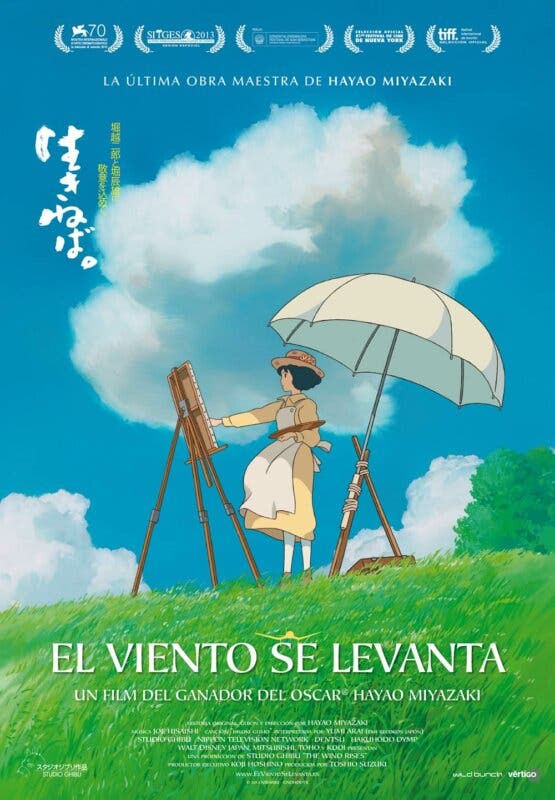 El viento se levanta Studio Ghibli poster