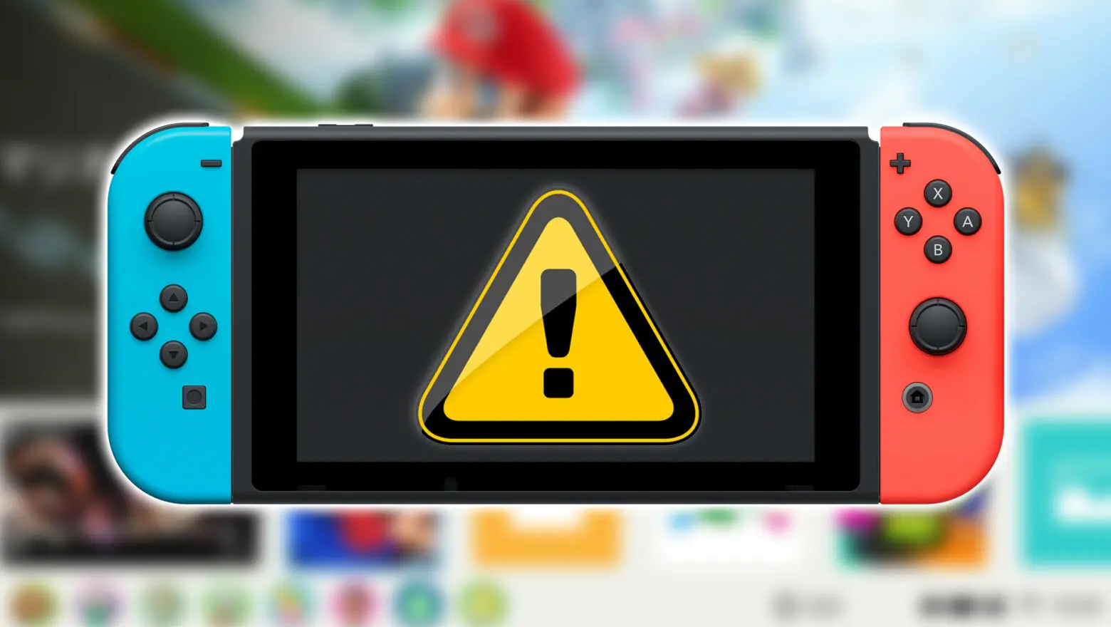 filtración menú nintendo switch